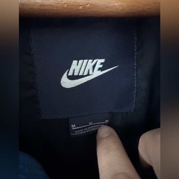 Nike blue down puffer coat Size Medium - Picture 5 of 12